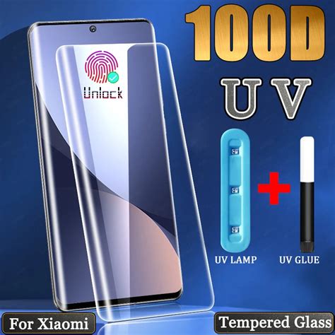 Uv Tempered Glass For Xiaomi 12 11 10 Pro Ultra 12x Screen Protector