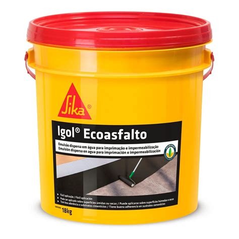 Pintura Asfaltica Igol Ecoasfalto Sika Bd 18 Litros Shopee Brasil