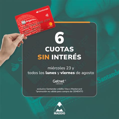 Compra en 6 cuotas sin interés Maddio Hnos S A