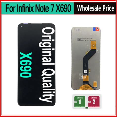 Original For Infinix Note 7 X690 X690b Lcd Display And Touch Screen Assembly Repair Parts Mobile