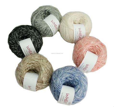 Hand Knitting Crocheting Yarn Ispie Wheat Fancy Yarn Ready Made Stock