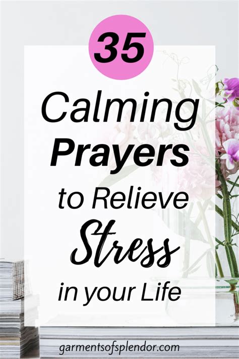 35 Calming Prayers For Stress And Anxiety With Free Printable