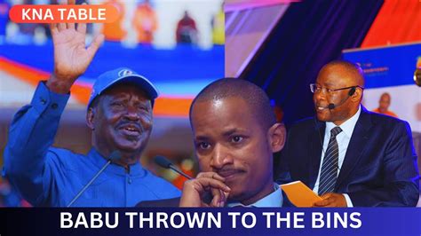 KNA TABLE BLOW TO BABU OWINO AS RAILA ENDORSES TIM WANYONYI FOR