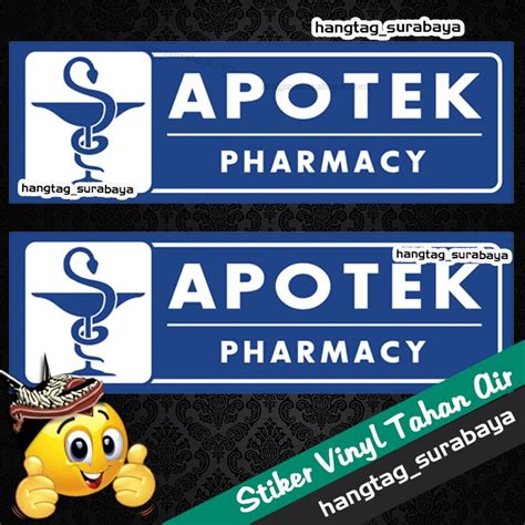 Jual Stiker Apotek Shopee Indonesia