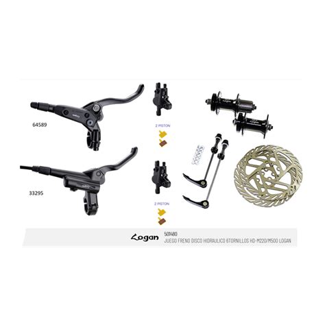 JGO F/DISCO HIDRAULICO LOGAN HD-M220/M500 — ECOBICI S.A.S