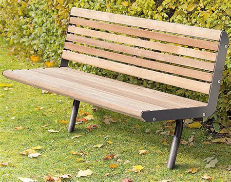 Banc Public Contemporain Pendes Gem Westeifel Werke Gmbh En Bois