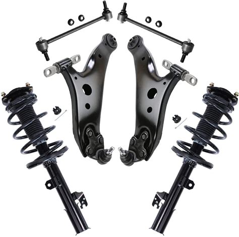 Detroit Axle 6pc Suspension Kit For 2008 2011 Toyota Highlander 2009