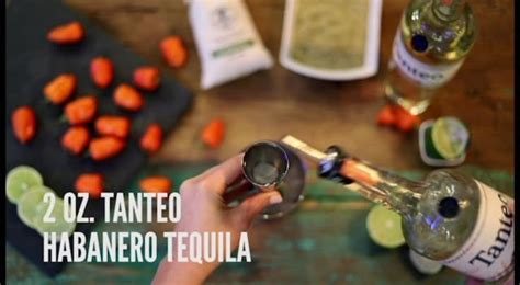 Tanteo Habanero Margarita Ingredients 2 Oz Tanteo® Habanero Tequila 1