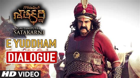 E Yuddham Gautamiputra Satakarni Dialogues Balakrishna Shriya