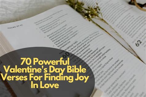 Powerful Valentines Day Bible Verses For Finding Joy In Love