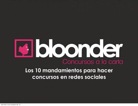 PDF Los 10 Mandamientos Para Hacer Concursos En Redes Sociales