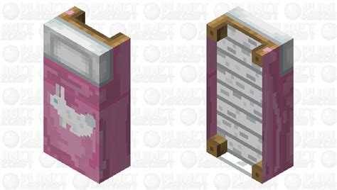 pink bed Minecraft Mob Skin