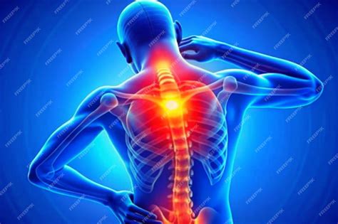 medical animation  human  pain illustration premium ai