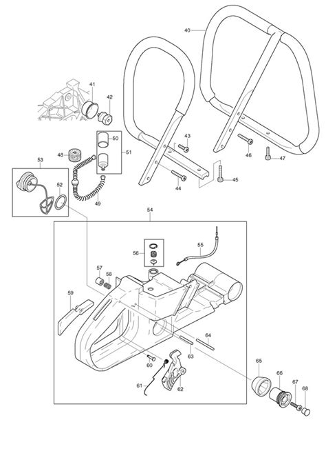 Makita DCS9010 90cc Petrol Chainsaw Spare Parts Part Shop Direct