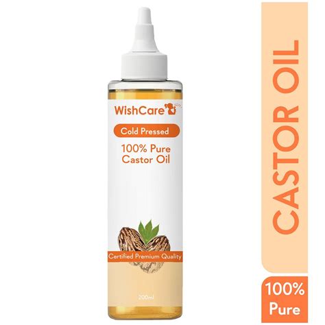 Buy Wishcare Premium Cold Pressed Castor Oil 200ml Online Purplle