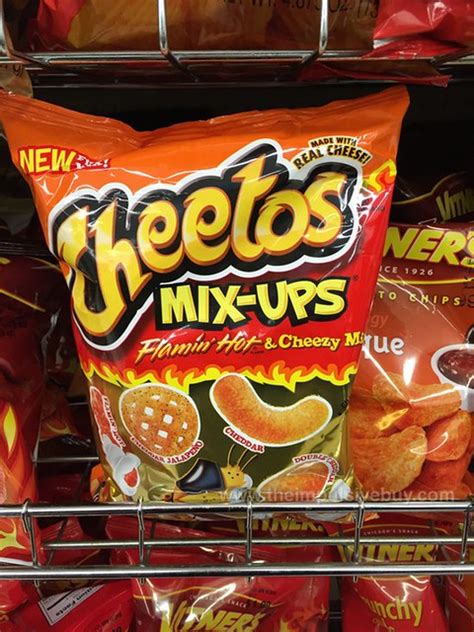 Spotted On Shelves Cheetos Mix Ups Flamin Hot And Cheezy Mix The Impulsive Buy