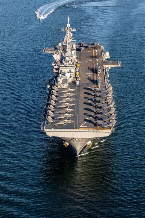 Dvids Images Uss Tripoli And Marine Aircraft Group 13 Demonstrate Lightning Carrier Concept