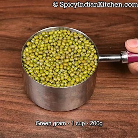 Sprouted Green Gram Salad In Tamil