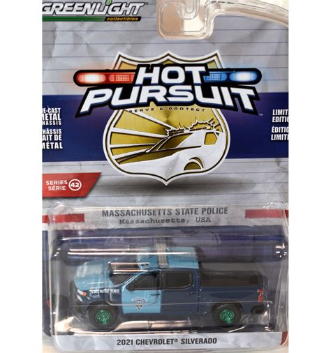 Greenlight Green Machine Chase Chevrolet Silverado Nypd Pickup Hot