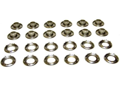 Grommets Rolled Rim Spur Stainless Steel Heavy Duty Piece Set