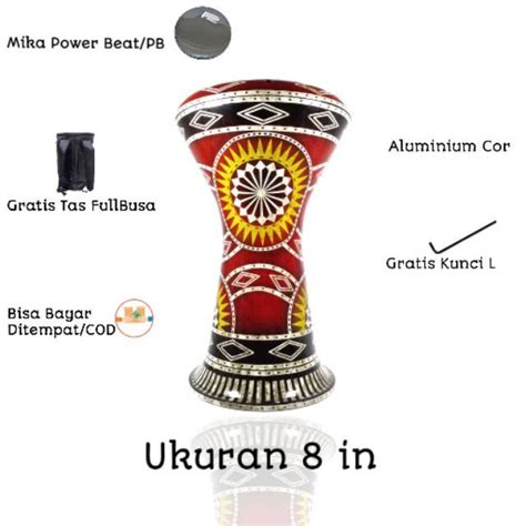 Jual Darbuka Alexandria Inch Darbuka Murah Mika Power Beat Shopee