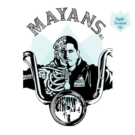 Mayans Mc Poster Svg And Png Files Etsy