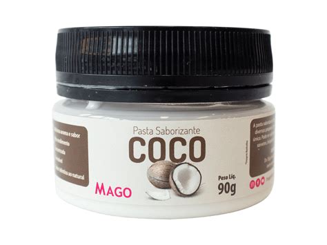 Pasta Saborizante Coco 90g Mago Maria Chocolate Produtos E