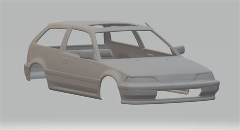 Файл STL civic mk4 🚗・Шаблон для загрузки и 3D-печати・Cults