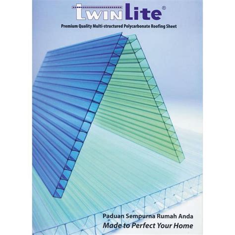 Jual Twinlite Asli 5 Mm Atap Kanopi Polycarbonate 12 Lembar Shopee