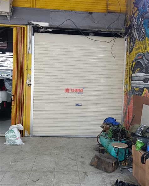 Pemasangan Rolling Door One Sheet Bluescope Polos Di Jl Siliwangi