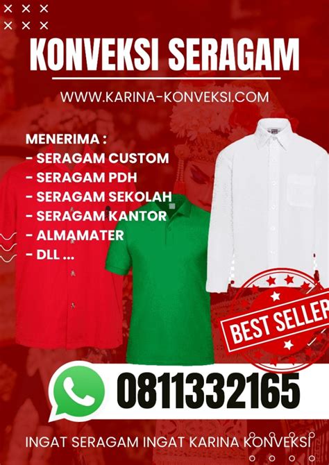 konveksi seragam, Olshop Fashion, Olshop Pria di Carousell