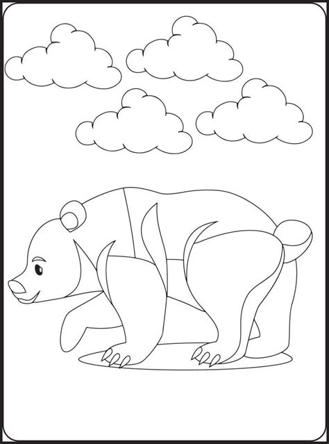 CUTE Winter Animals Coloring Pages 16200958 Vector Art at Vecteezy