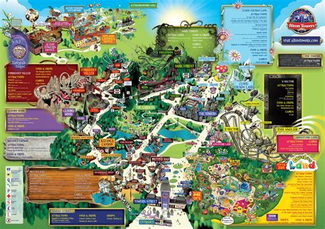 Map Of Alton Towers - Map Of Staten