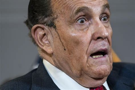 Rudy Giuliani hair dye drip: What kind of color would run down your face when you’re sweating?