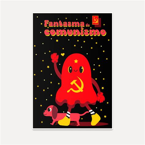 Poster Fantasma Do Comunismo De Rachel Aranha Colab