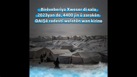 Birêveberîya Xweser di sala 2023yan de 4400 jin û zarokên DAIŞê