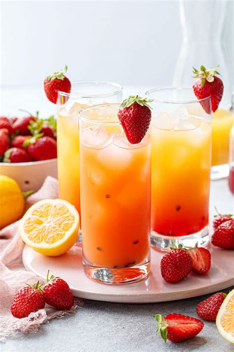 Strawberry Passionfruit Lemonade Love And Olive Oil