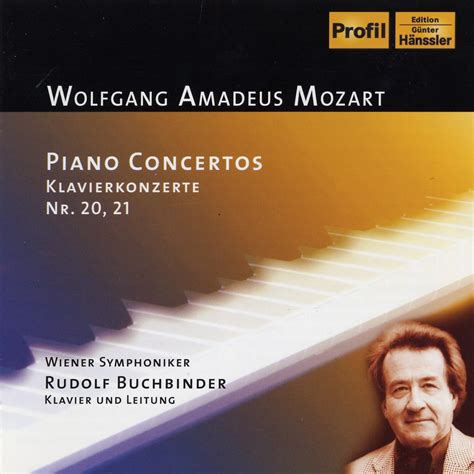 Mozart Piano Concerto Nos 20 21 Album By Rudolf Buchbinder Vienna