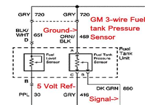 Fuel Tank Pressure Sensor Wiring Diagram