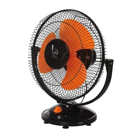 Hm Stylo Mm Blade High Speed Table Fan Black Orange Jiomart