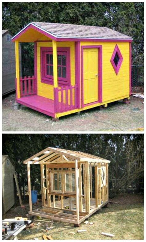 How To Build Your Own Pallet Playhouse Pallet Projects 150 Easy