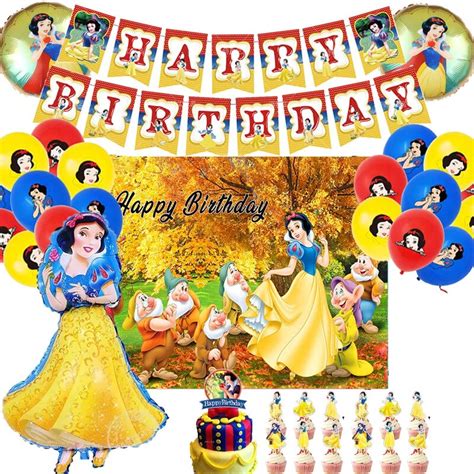 61M Disney Snow White Princess Birthday Party Decoration Snow White