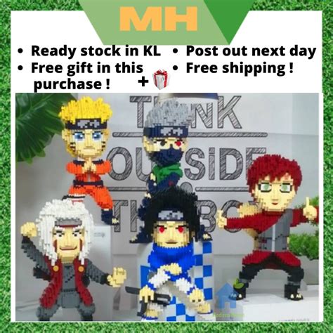 Naruto Model Nano Blocks Naruto Toys Building Blocks Cartoon Anime