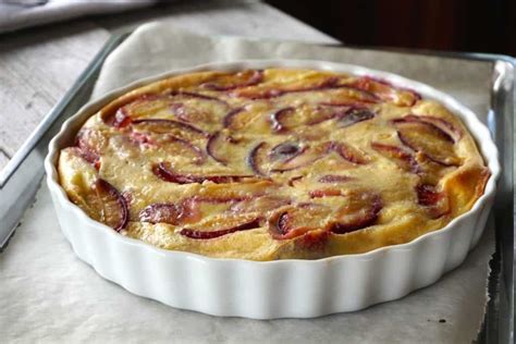 Easy Plum Clafoutis Weekend At The Cottage