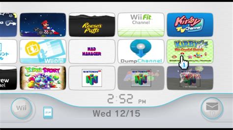 My Wii Menu Sd Card Menu Wii Youtube