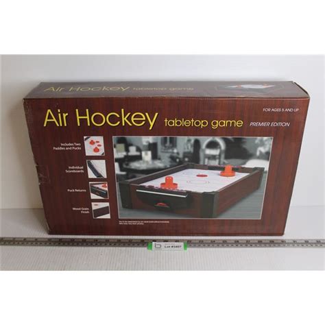 Air Hockey Table Top Game - Bodnarus Auctioneering