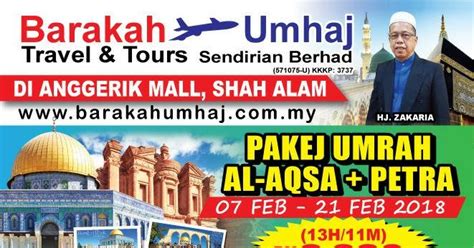 Barakah Umhaj Travel Tours Umrah Ziarah Al Aqsa Petra