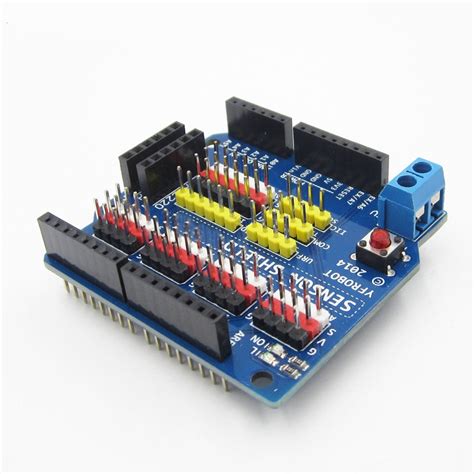 Arduino Uno R V Sensor Shield Expansion Board Kunkune