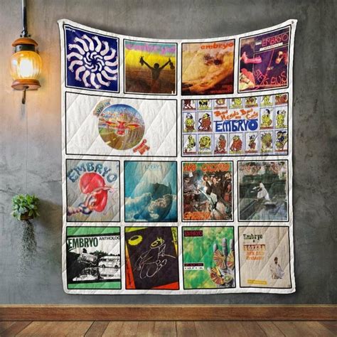 Embryo Album Covers Quilt Blanket Dreamrooma