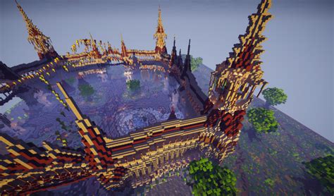 Spawn PvP Faction Dark Fantaisie Minecraft Map